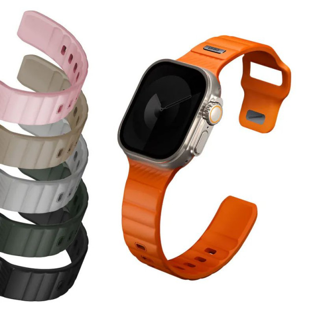UNIQ Stride 防水FKM橡膠不鏽鋼高質感錶帶 for Apple Watch-38/40/41mm 共用款